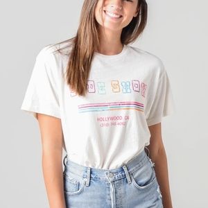 RE/DONE WOMEN'S OVERSIZED "SIDESHOW" TEE